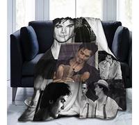 Accogliente peluche Damon Thow Coperta Salvatore Coperta di flanella, Biancheria da letto Coperta morbida in pile caldo per divano Divano Soggiorno Ufficio Car Camp Coperte da spiaggia 60"X50"