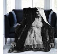 Accogliente peluche Damon Thow Coperta Salvatore Coperta di flanella, Biancheria da letto Coperta morbida in pile caldo per divano Divano Soggiorno Ufficio Car Camp Coperte da spiaggia 50"X40"