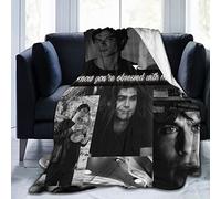 Accogliente peluche Damon Thow Coperta Salvatore Coperta di flanella, Biancheria da letto Coperta morbida in pile caldo per divano Divano Soggiorno Ufficio Car Camp Coperte da spiaggia 80"X60"