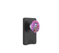 Accogliente scheletro Lettura sotto l'arte stravagante di PopSockets PopWallet per MagSafe