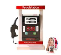 Accogliente stazione di benzina - STAZIONE DI BOTTO PICCOLA PICCOLA | giocattoli per pompa pop | Giocattolo cognitivo interattivo set per genitori e bambini, simulazione del processo del serbatoio
