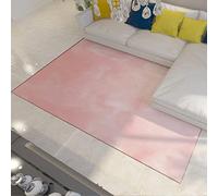 Accogliente tappeto antiscivolo rosa astratto tappeto per camera da letto delle ragazze morbido soffice tappeto romantico rosa fard design 80 x 150 cm arredamento moderno perfetto per la camera dei