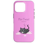 Accogliente trama misteriosa Twist The Cat Did It Cosy Crime Book Lover Custodia per iPhone 16 Pro
