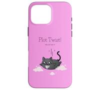 Accogliente trama misteriosa Twist The Cat Did It Cosy Crime Book Lover Custodia per iPhone 16 Pro Max