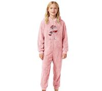 Accogliente Tuta in Pile Con Cappuccio Per Ragazze Bambine Costume di Natale Bambino Pagliaccetto Little Elf Merry Christmas