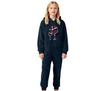 Accogliente tuta in pile con cappuccio per ragazze ragazzi Babbo Natale Costume Santa Baby Little Elf Merry Christmas