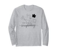 Accomodati, stiamo scrapbooking crafting autunno/autunno line art Maglia a Manica