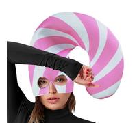 Acconciature per feste invernali - Ornamento testa comico e affascinante a righe, stile copricapo a righe, cappello a righe Santa Cannes per feste | ideale per l'accoutrement Travestimento