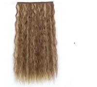 Acconciature sintetiche ondulate lunghe 5 clip nelle estensioni dei capelli Parrucchino marrone resistente al calore One Piece 5 clip per capelli per donne-Q55-12H24-22 pollici-55 cm-CINA