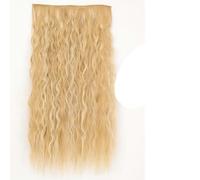 Acconciature sintetiche ondulate lunghe 5 clip nelle estensioni dei capelli Parrucchino marrone resistente al calore One Piece 5 clip per capelli per donne-Q55-22H613-32 pollici-80 cm-CINA