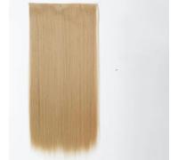 Acconciature sintetiche ondulate lunghe 5 clip nelle estensioni dei capelli Parrucchino marrone resistente al calore One Piece 5 clip per capelli per donna-D1012-24-27-22 pollici-55 cm-CINA