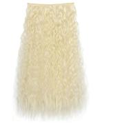 Acconciature sintetiche ondulate lunghe 5 clip nelle estensioni dei capelli Parrucchino marrone resistente al calore One Piece 5 clip di capelli per donne-Q55-613-22 pollici-55 cm-CINA