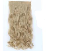 Acconciature sintetiche ondulate lunghe 5 clip nelle estensioni dei capelli Parrucchino marrone resistente al calore One Piece 5 clip di capelli per donne-SG88-16-22 pollici-55 cm-CINA