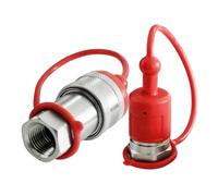 Accoppiamenti rapidi idraulici - Accoppiamento rapido idraulico con protezione dalla polvere,Trasferimento fluido ad alta resistenza e ad alta resistenza,Per sistemi di trasferimento fluido