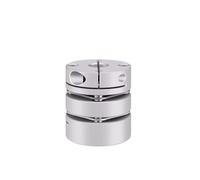 Accoppiamento a membrana Giunto flessibile a membrana singola 1PC D44L35 foro interno 8/10/12/14/15/18 Giunto for albero a vite for servomotore elastico in lega di alluminio(12-17)