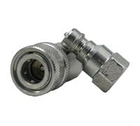 Accoppiamento a sgancio rapido ISO A in acciaio al carbonio 1/2 NPT (NPT-1/4)