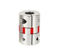 Accoppiamento Albero Flessibile Prugna Da 18mm a 18mm, Diametro 35mm Lunghezza 50mm Alluminio Motore Connettore Accoppiatore Ragno Flessibile per Macchina CNC Stampante 3D