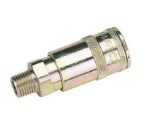 Accoppiamento Aria Maschio Con Filettatura Conica Bsp 1/4" Draper 51402