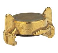 Gardena Giunto cieco in ottone: utile tappo terminale per la chiusura del collettore a innesto rapido art. 7119-20 (7118-20)