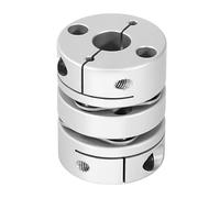 Accoppiamento Flessibile in Alluminio, D34 L40 Connettore Accoppiatore Flessibile da 8mm a 14mm, per stampante 3D CNC macchina e servo motore a gradini