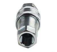 Accoppiamento idraulico a sgancio rapido ISO A, collegamento tubo olio, raccordo a sgancio rapido tipo A NPT ISO A connettore idraulico 1/4" 3/8" 1/2" 3/4" (NPT-1/2)