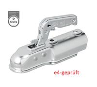 Accoppiamento per Rimorchio fino A 750 KG Rotondo 70mm Collegamento e4-geprüf