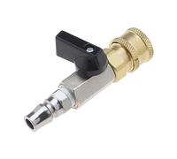 Accoppiamento Rapido Ad Aria Compressa Valvola a Sfera Pneumatica Di Intercettazione 1/4 Pollici Con Nipplo e Presa Frizione