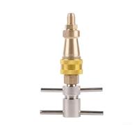 Accoppiamento rapido in ottone per frigorifero da 1/4 di pollice con corpo in ferro elettrolitico per tubi di rame del sistema di raffreddamento