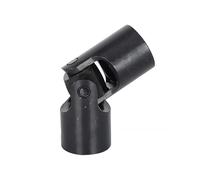 Accoppiamento universale 1 pz 12x24x51mm Giunto cardanico singolo Giunto albero motore Giunto cardanico sterzo fai da te Giunto in acciaio for parti CNC(2pc 12x24x51 no key)