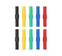 Accoppiatore a Banana Isolato 4mm, Adattatore Femmina-Femmina per Connettori di Test, Accoppiatore per Altoparlanti e Sistemi Audio - Connettore sicuro per uso professionale