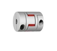 Accoppiatore a due ganasce D25L35 D25 L35 albero flessibile in alluminio prugna connettore motore di accoppiamento BW tampone in gomma solida 4 mm-14 mm(6x10mm)