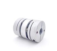 accoppiatore a membrana, Giunto a doppia membrana in lega di alluminio D34L45 for vite a sfere e motore, diverse dimensioni(14x14)