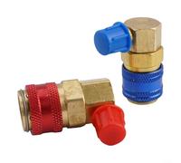 Accoppiatore adattatore connettore rapido per R134A per l'uso con manometro automatico AC collettore adatto per HVAC bassa alta pressione