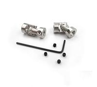 Accoppiatore Albero Auto Barca Connettore Motore Metallo Universale Giunto Accoppiamento Rc Barca Auto Metallo Cardan Giunto(5mm-5mm)