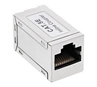 Accoppiatore cavo patch in metallo Cat.5e - 2x prese RJ45 - schermato NEW