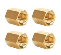 Accoppiatore di accoppiamento esagonale del tubo di rame Accoppiatore di accoppiatore di accoppiatore, filettatura femminile 4pcs BSP. Connettore veloce for gas del carburante dell'acqua(04)