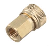Accoppiatore di scollegamento a sgancio rapido da 8 mm 1/8 NPT femmina filettato raccordo in rame puro pressione di lavoro 3000psi per sistemi ad aria