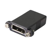 Accoppiatore DisplayPort, DP femmina a DP femmina, adattatore connettore cavo di prolunga DisplayPort con slot per fibbia per montaggio a pannello e vite