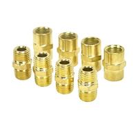 Accoppiatore esagonale per utensili pneumatici lavorato con precisione con interfacce a filo gemellato per la trasmissione stabile dei flussi nell'accoppiatore ad aria spruzzata