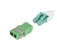 Accoppiatore fibra ottica StarTech DUPLEXLCAPCNOF LC LC monomodale duplex verde x10