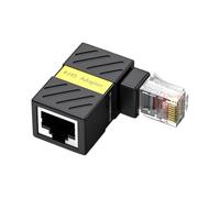 Accoppiatore girevole di Ethernet di 90Degree per i connettori RJ45 maschio e femmina dei cavi Cat6 360 che girano la larghezza di banda 1000mbps