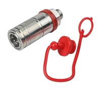 Accoppiatore idraulico a connessione rapida SJ11129 SJ30426 RE219420 per modelli di trattori tra cui 5039D 5045D 5055E 5076E 5083E 5090E 5203 5303, costruzione in acciaio con filettatura M22 x 1 5