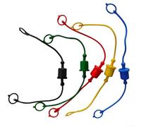 Accoppiatore idraulico antipolvere per accoppiatori a innesto rapido con filettatura metrica da 1/2", progettato per proteggere da polvere e danni causati dalle intemperie (5 pezzi)