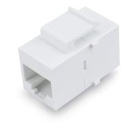 Accoppiatore Keystone RJ45 Cat5e F/F UTP Bianco - Techly Professional IWP-MD C5E/TRBT