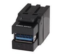 ACCOPPIATORE KEYSTONE, USB3.0 A-A FEM, X-WIRED KCUA3BK (TUK) Qtà X 1