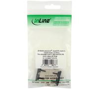 Accoppiatore metallico per fibra ottica - duplex SC-SC - monomodale - manicotto in ceramica - per installazione NEW