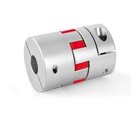 Accoppiatore Motore Alluminio in Lega di Prugna 22mm X 24mm, Accoppiamento Albero Ragno Giunto Flessibile D65 L90 Connettore per stampante 3D, macchine passo-passo CNC