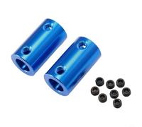 Accoppiatore per albero flessibile in alluminio con design di fissaggio a 90°, per una lunga durata di 25 mm di lunghezza e 14 mm di diametro, per stampanti 3D, motori, trasmissione meccanica (2 pezzi