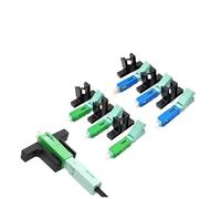 Accoppiatore per cavi in fibra ottica, Connettore ottico monomodale SC SM da 53 mm, connettore freddo for strumento FTTH(100 Pcs Apc)