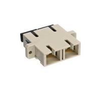 Accoppiatore per fibra ottica - duplex SC-SC - multimodale - beige - manicotto in ceramica - per installazione NEW